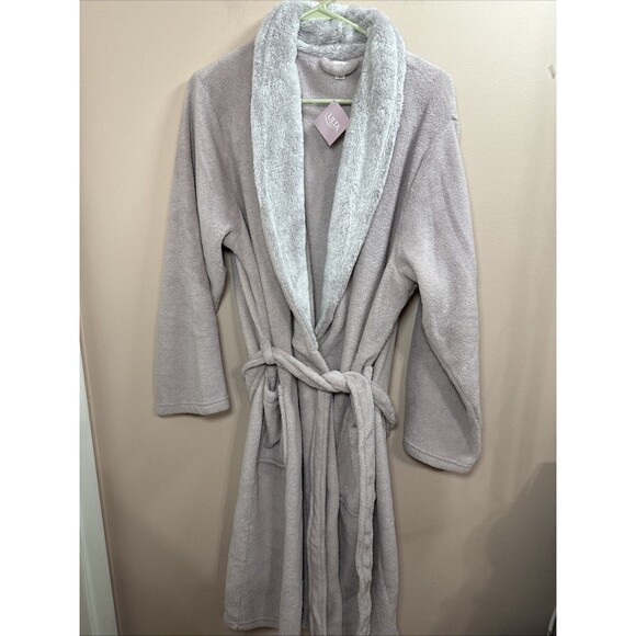 Ulta Beauty Plush Robe Light Purple Wrap Tie Size 1X 2X New - Picture 3 of 8